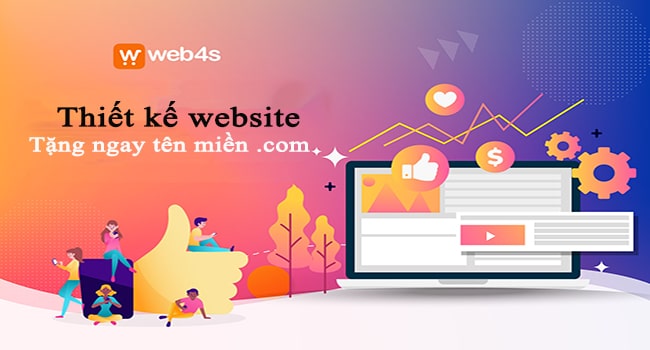 Thiết kế web, tặng tên miền quốc tế